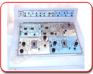 Data Formatting & Carrier Modulation Transmitter Trainer